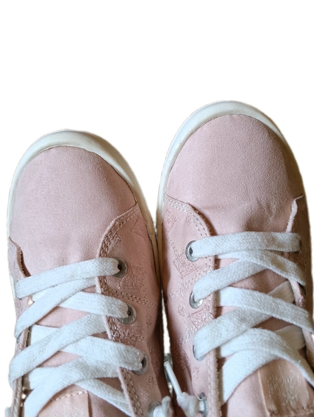 🩷 Roxy Bayshore II Pink Slip-on Sneakers Shoes Womens 9.5 Memory Foam Summer - Picture 8 of 14